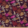 Printed Viscose MIPS Eggplant / Warm Multicolored